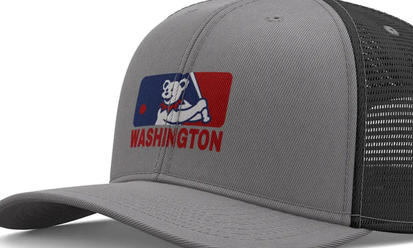 Grateful Dead - Washington Nationals Dancing Bear Logo Grateful Dead Trucker Cap - StealieShop